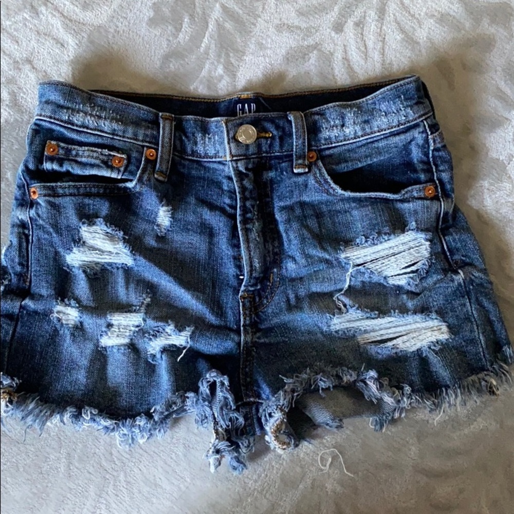 Distressed jean shorts ***SOLD***